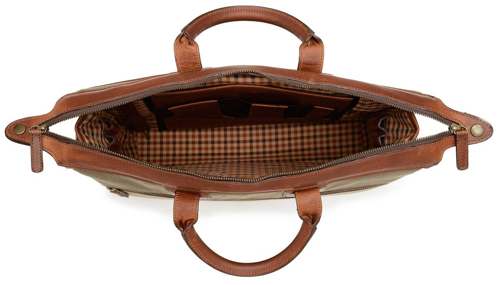 Korchmar Sawyer Leather Laptop Briefcase