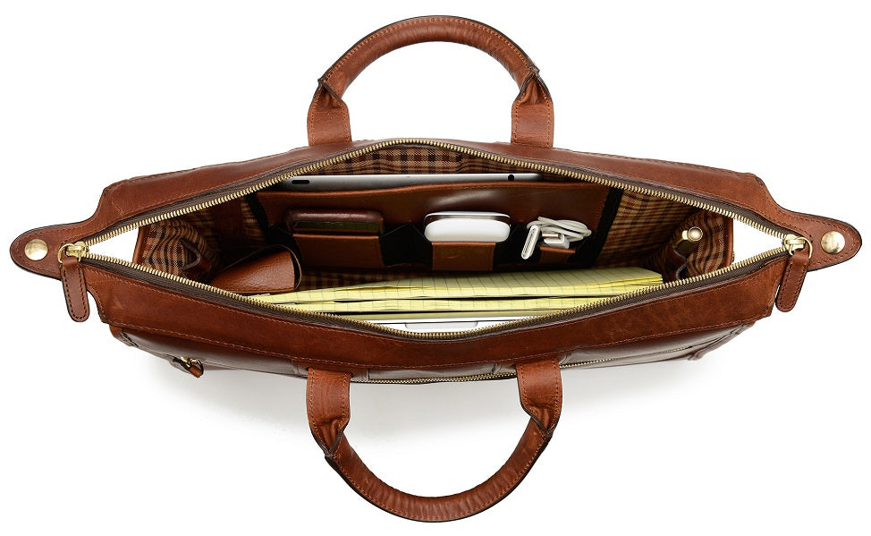 Korchmar Sawyer Leather Laptop Briefcase