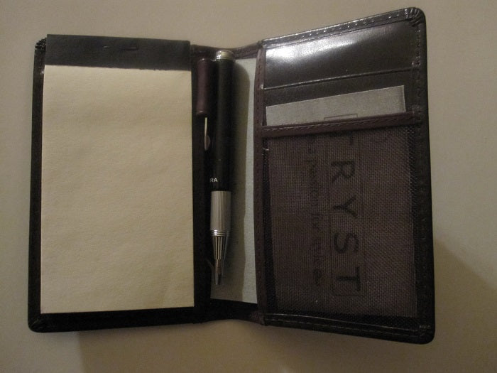 Leather Refillable Note Pad