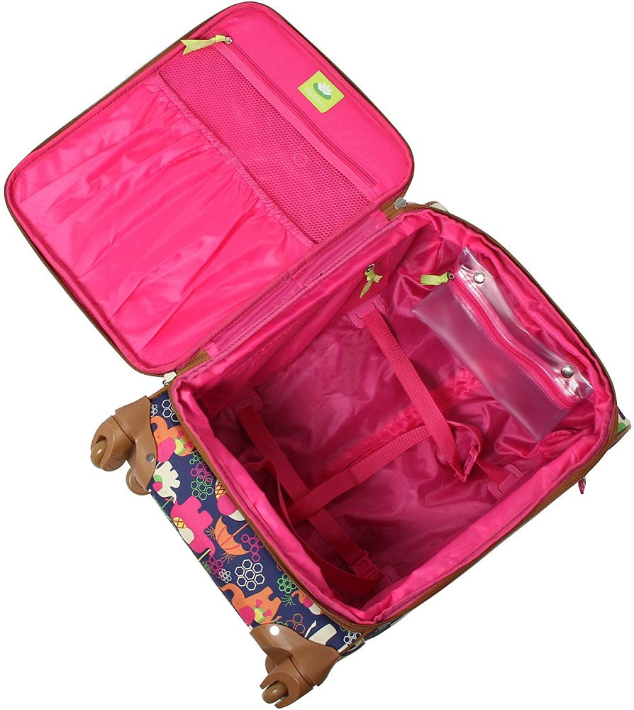 Lily Bloom Elephant Rain 4-Piece Luggage Set