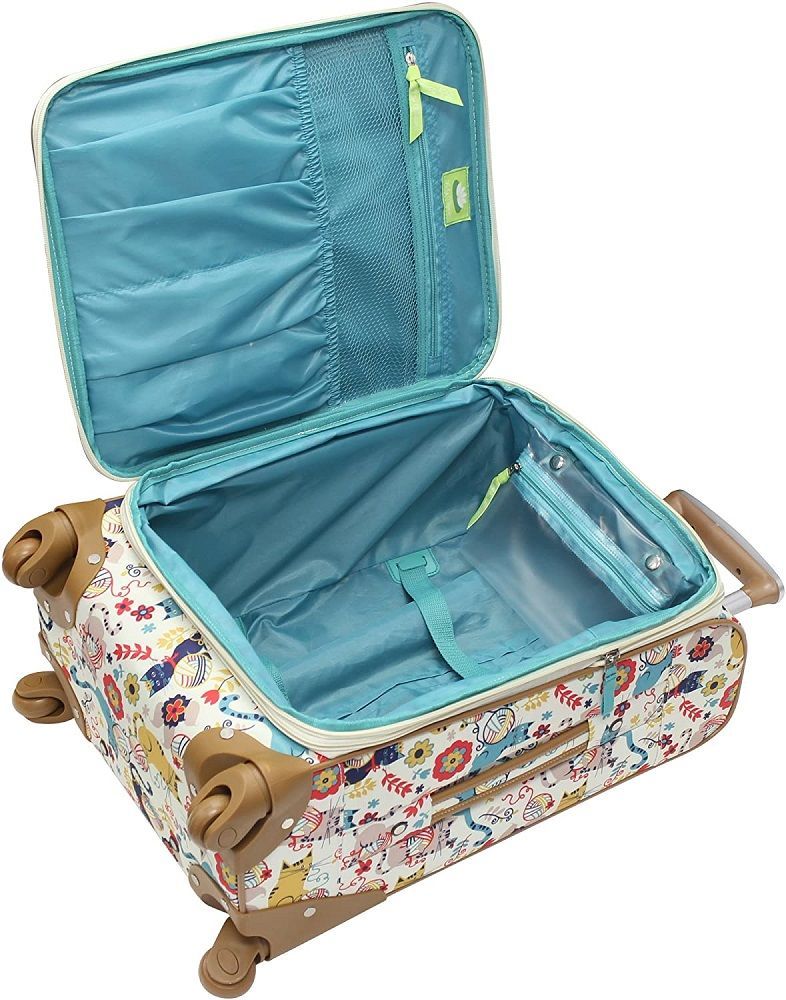 Lily Bloom Furry Friends 3-Piece Luggage Set
