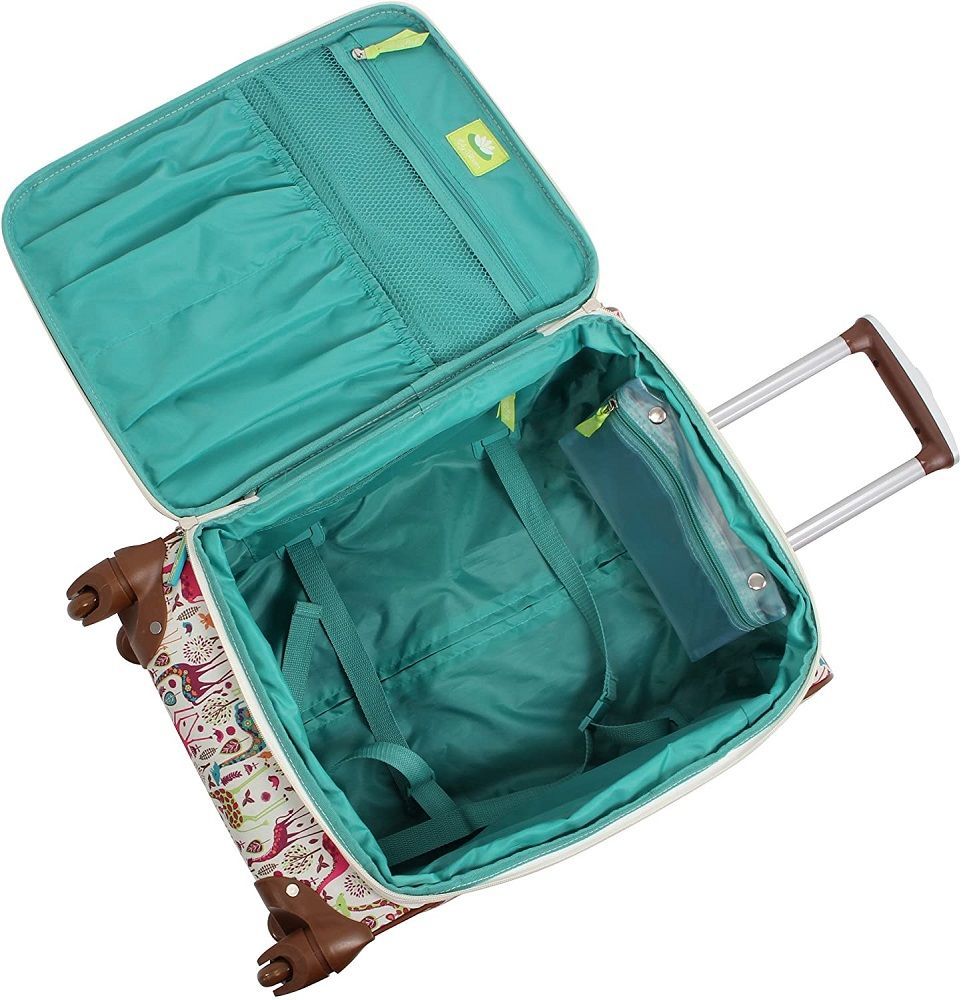 Lily Bloom Giraffe Park 3-Piece Under Seat Luggage Set