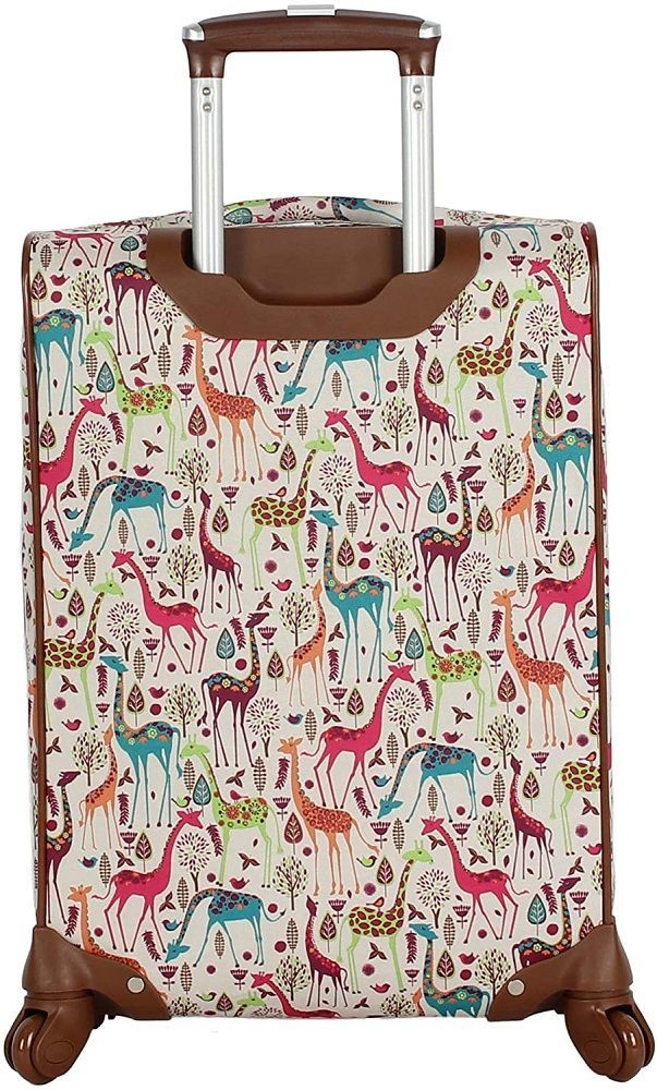 Lily Bloom Giraffe Park 3-Piece Under Seat Luggage Set