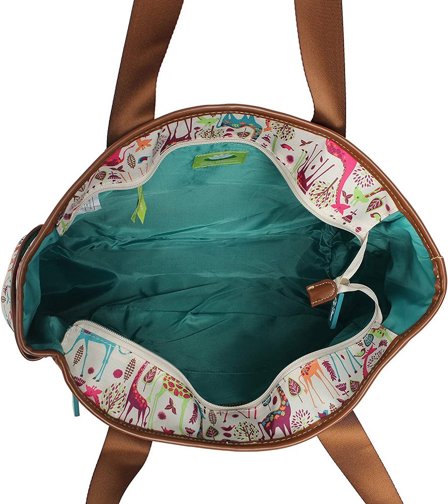 Lily Bloom Giraffe Park 4-Piece Luggage Set