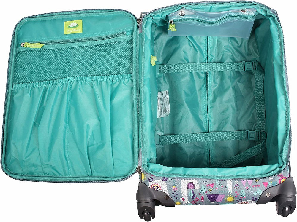 Lily Bloom Llama Mama 4-Piece Luggage Set