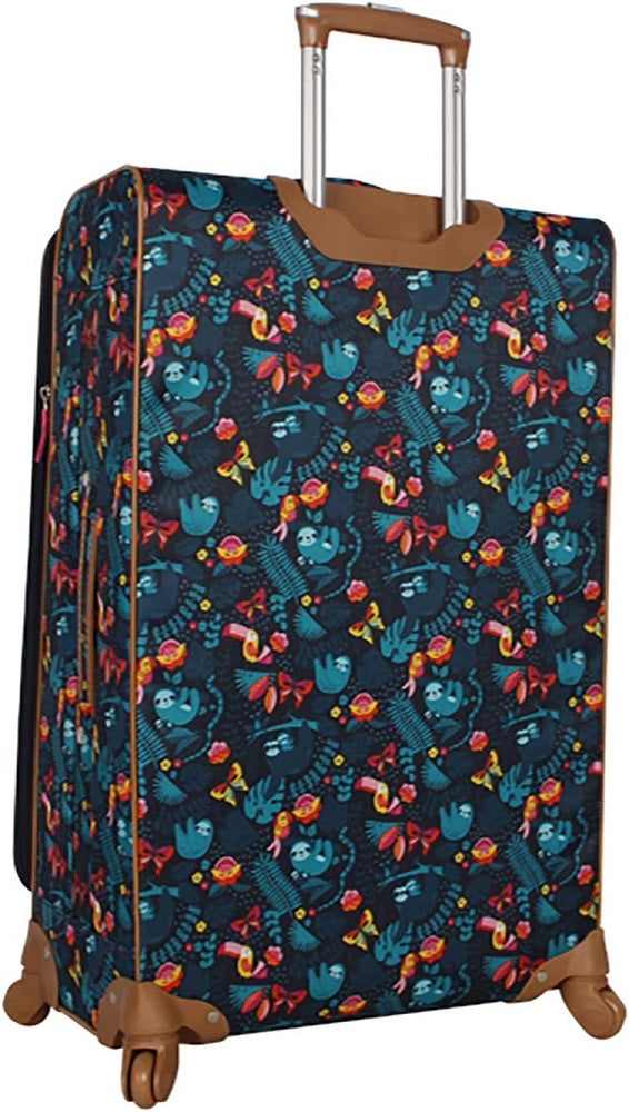 Lily Bloom Sloth To Me Navy 4-Piece Luggage Set