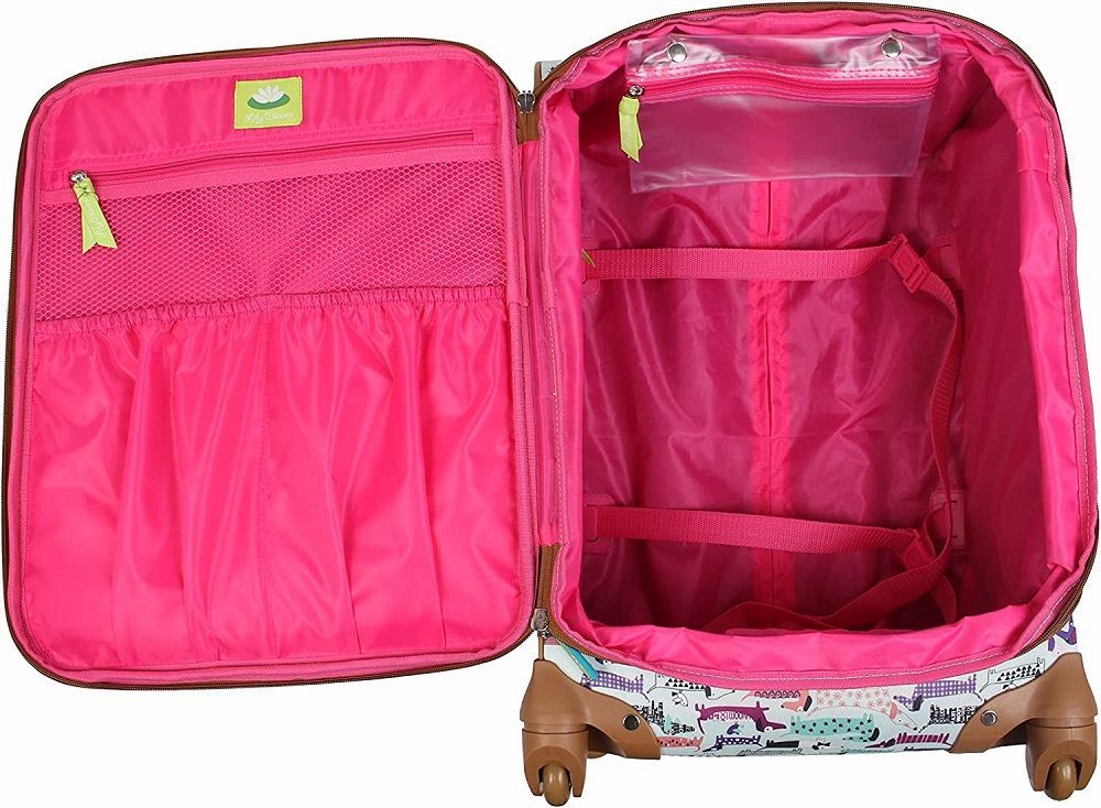 Lily Bloom Totally Paw-some 3-Piece Under Seat Luggage Set