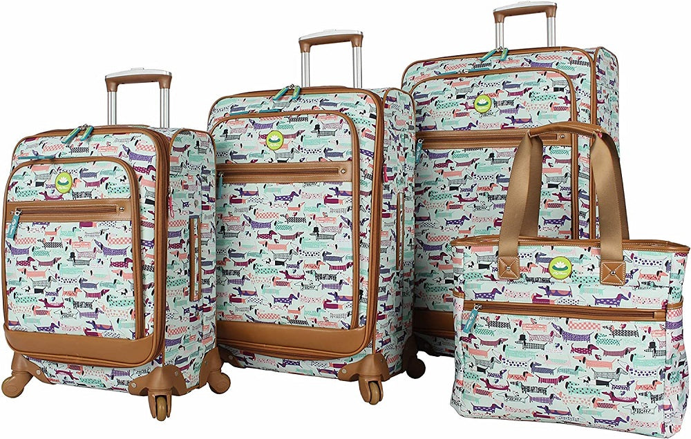 Lily Bloom Totally Paw-some 4-Piece Luggage Set