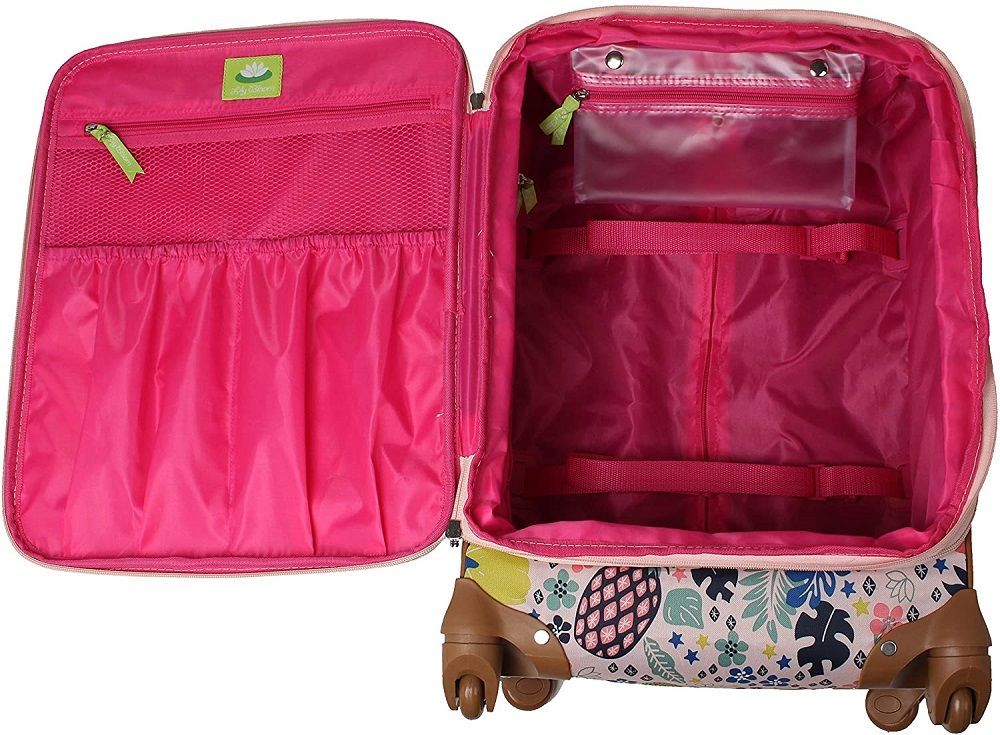 Lily Bloom Tropical Pineapple 3-Piece Luggage Set