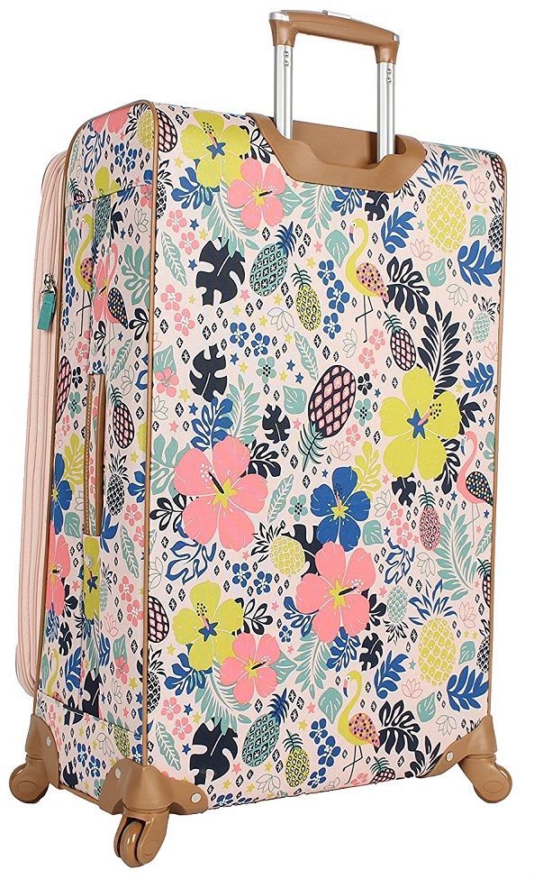 Lily Bloom Tropical Pineapple 3-Piece Luggage Set
