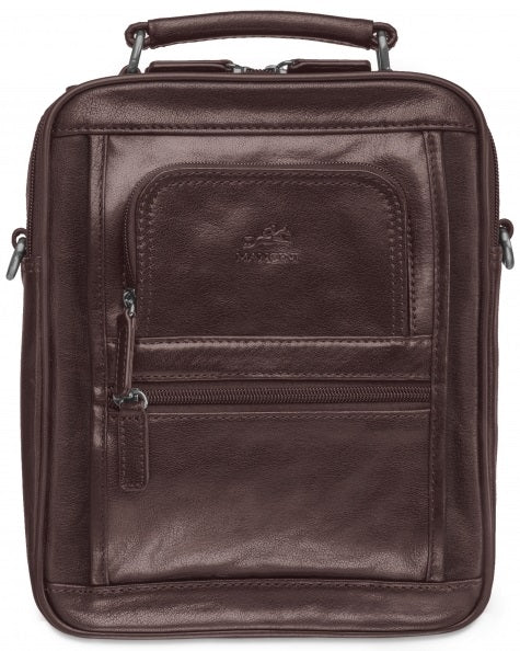 Mancini Arizona Leather Double Compartment Man Bag