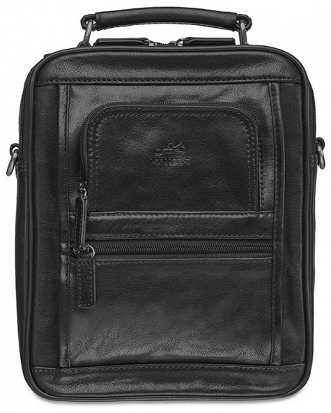 Mancini Arizona Leather Double Compartment Man Bag