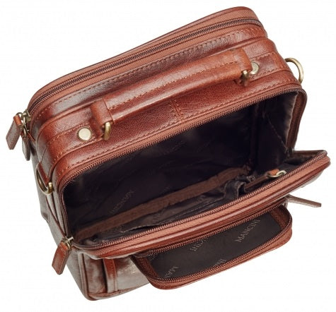 Mancini Arizona Leather Large Man Bag