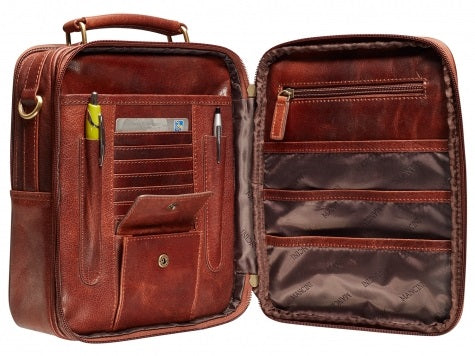Mancini Arizona Leather Large Man Bag