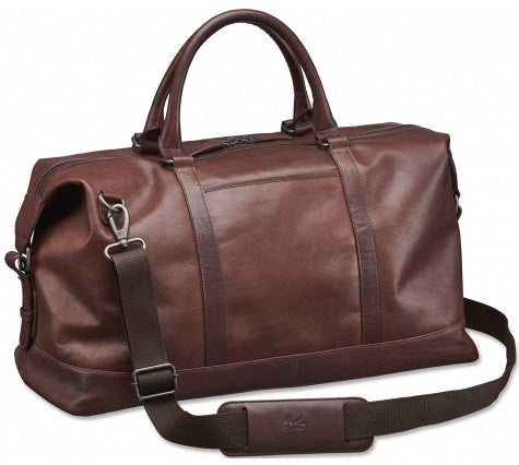 Mancini Buffalo Leather Carry-On Duffel