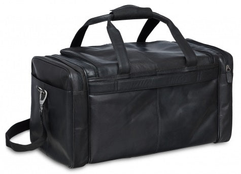 Mancini Buffalo Leather Carry-On Duffel Bag
