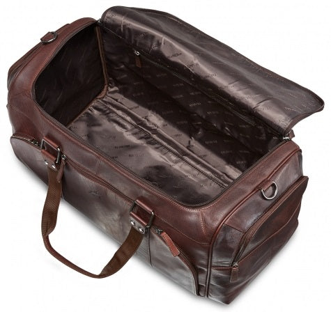 Mancini Buffalo Leather Duffel Bag