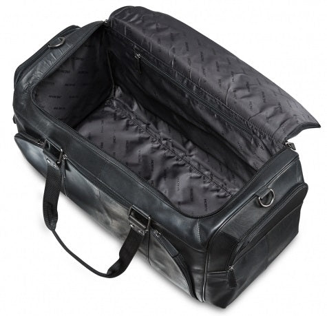 Mancini Buffalo Leather Duffel Bag
