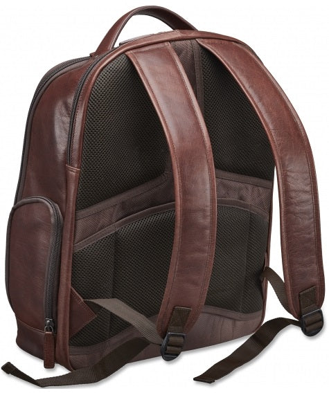 Mancini Buffalo Leather Laptop Backpack