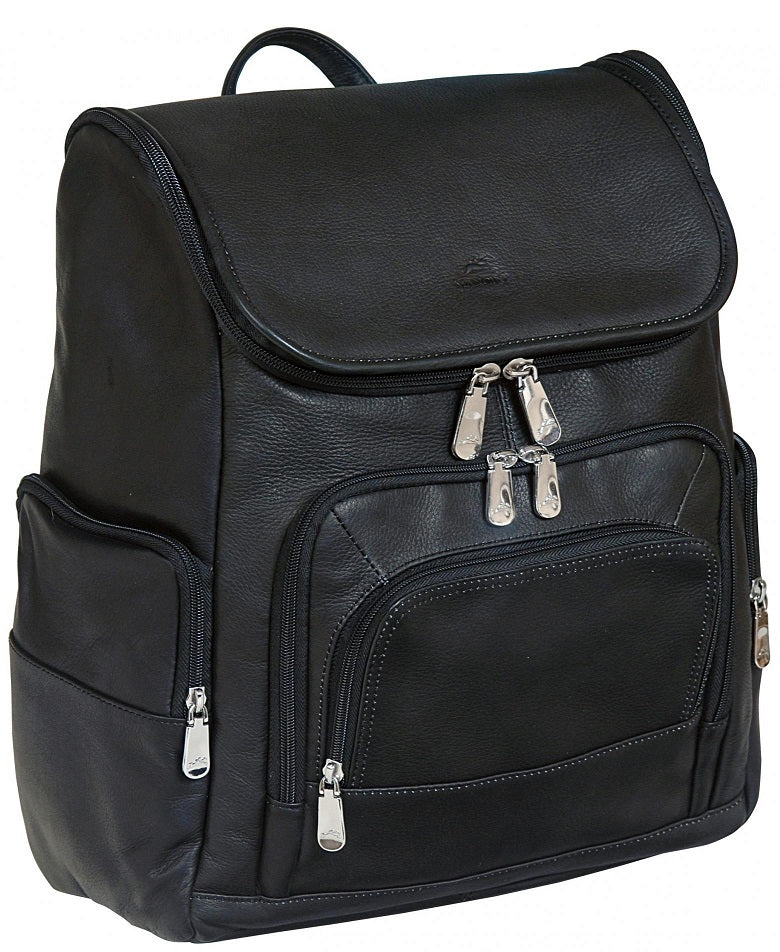 Mancini Colombian Leather Extra Large Laptop Backpack