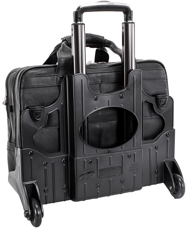 McKlein I Series Gold Coast Leather Detachable-Wheeled Laptop Case