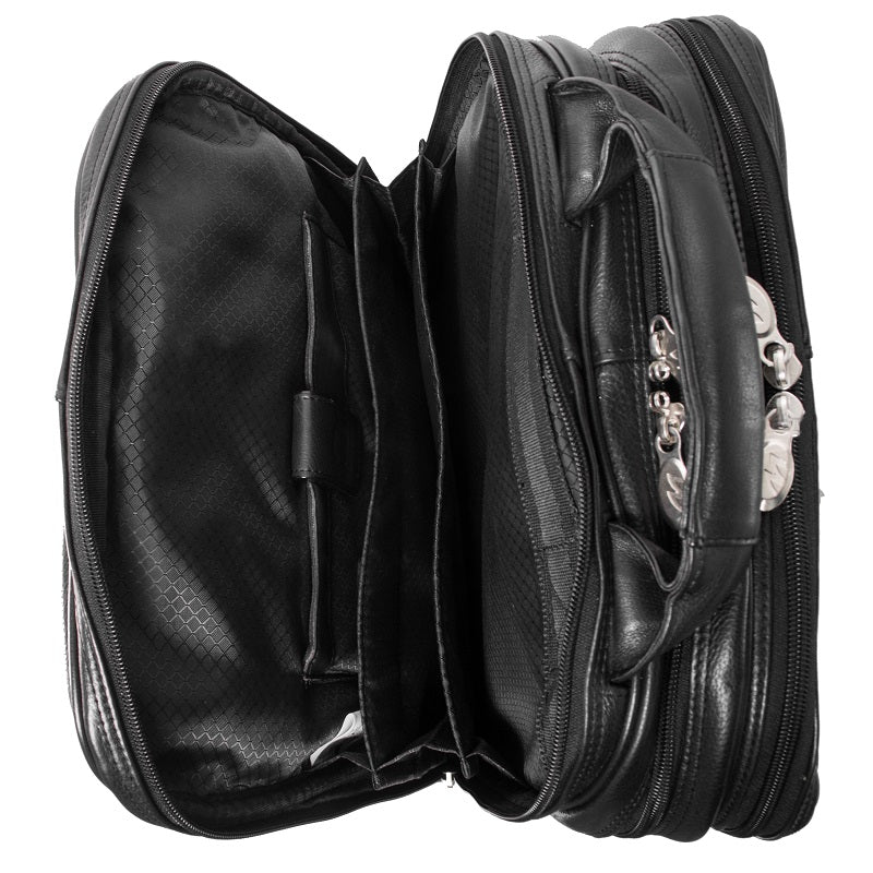 McKlein I Series Lincoln Park Three-Way Computer Leather Backpack Brief