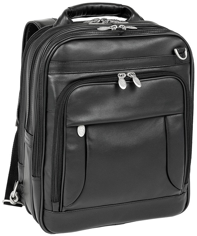 McKlein I Series Lincoln Park Three-Way Computer Leather Backpack Brief