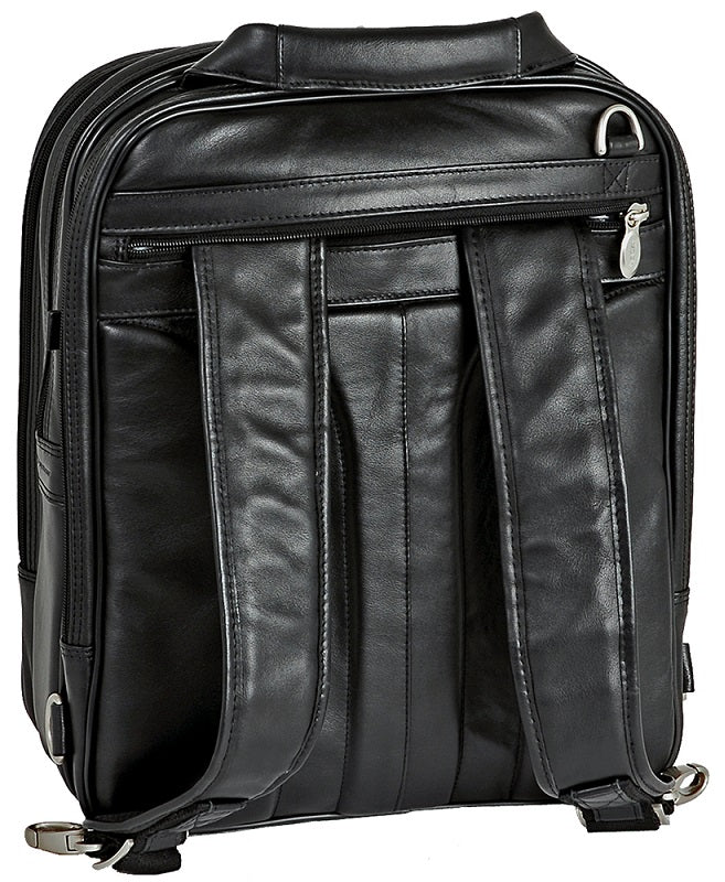 McKlein I Series Lincoln Park Three-Way Computer Leather Backpack Brief