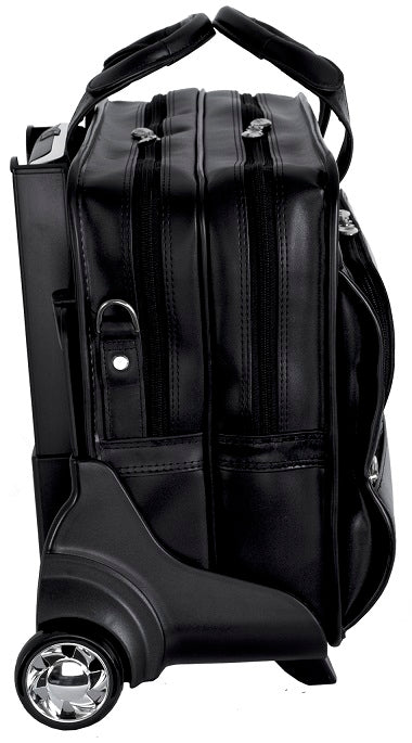 McKlein P Series Franklin Leather Detachable Wheeled Laptop Case