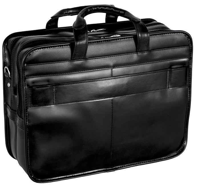 McKlein P Series Franklin Leather Detachable Wheeled Laptop Case