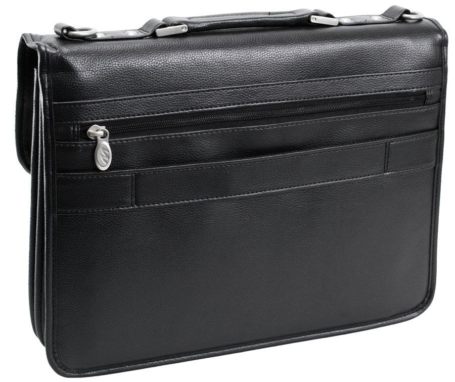 McKlein R Series Chicago 17" Nylon Detachable-Wheeled Overnight Laptop Case