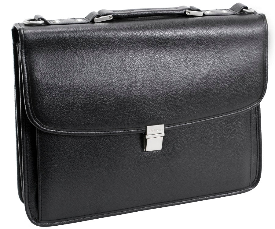McKlein R Series Chicago 17" Nylon Detachable-Wheeled Overnight Laptop Case