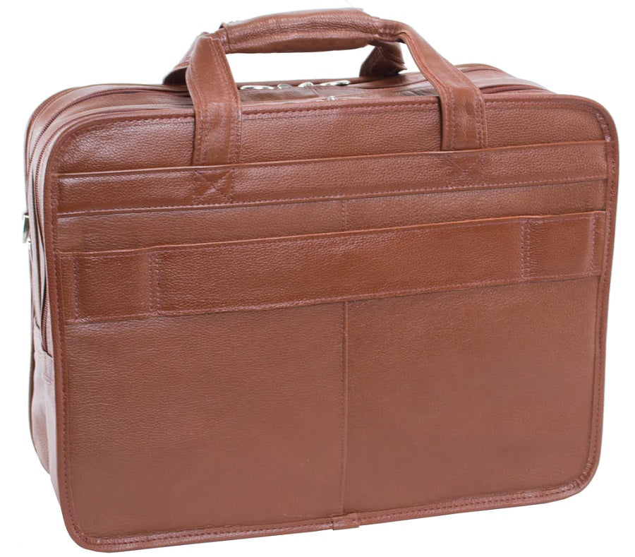 McKlein S Series West Town Leather Detachable-Wheeled Laptop Case
