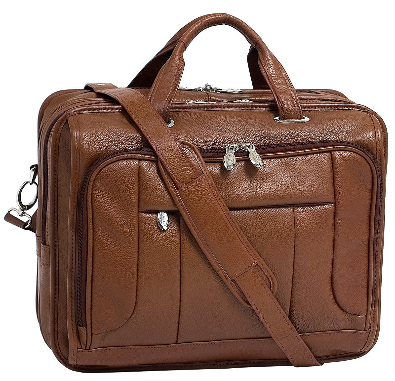 McKlein S Series River West Leather Laptop Case
