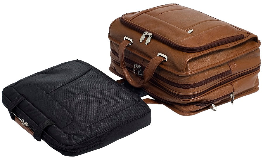McKlein S Series River West Leather Laptop Case