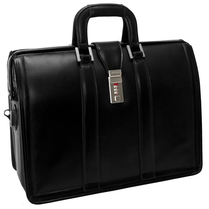 McKlein V Series Morgan Leather Litigator Laptop Brief