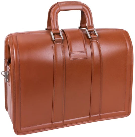 McKlein V Series Morgan Leather Litigator Laptop Brief