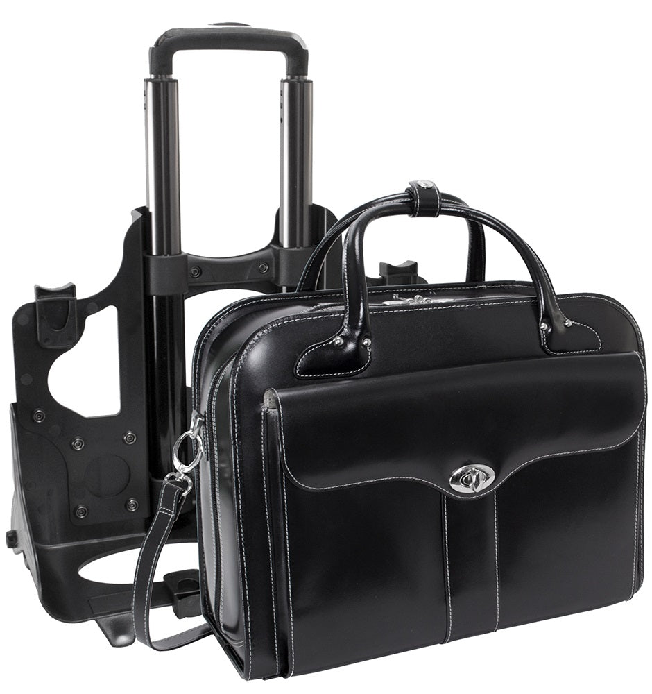 McKlein W Series Berkeley Detachable-Wheeled Briefcase
