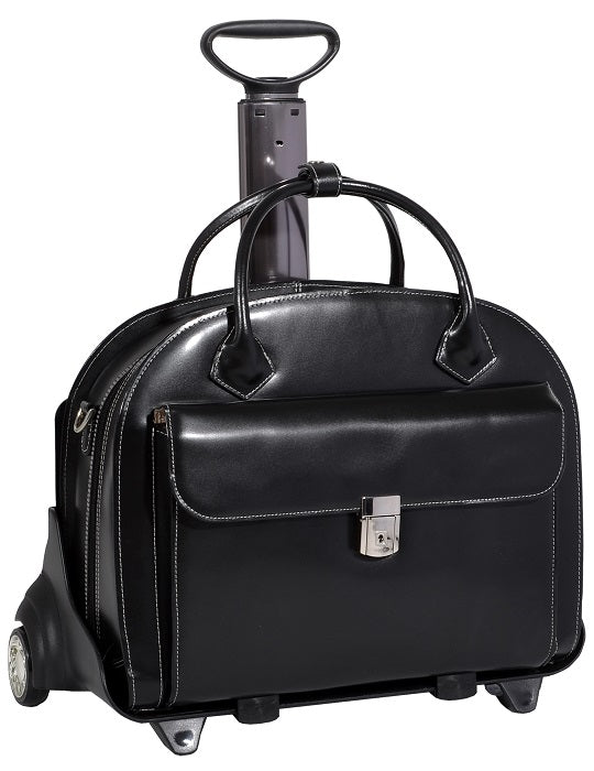 McKlein W Series Glen Ellyn Detachable-Wheeled Briefcase
