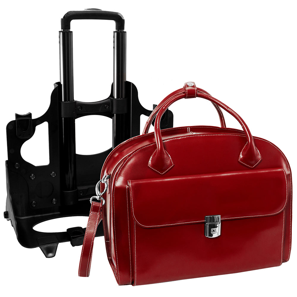 McKlein W Series Glen Ellyn Detachable-Wheeled Briefcase