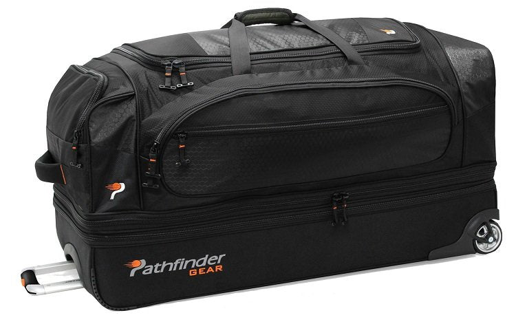 Pathfinder Gear Up 36" Expandable Drop Bottom Wheeled Duffel