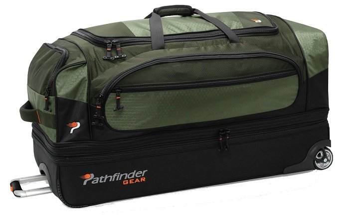 Pathfinder Gear Up 36" Expandable Drop Bottom Wheeled Duffel