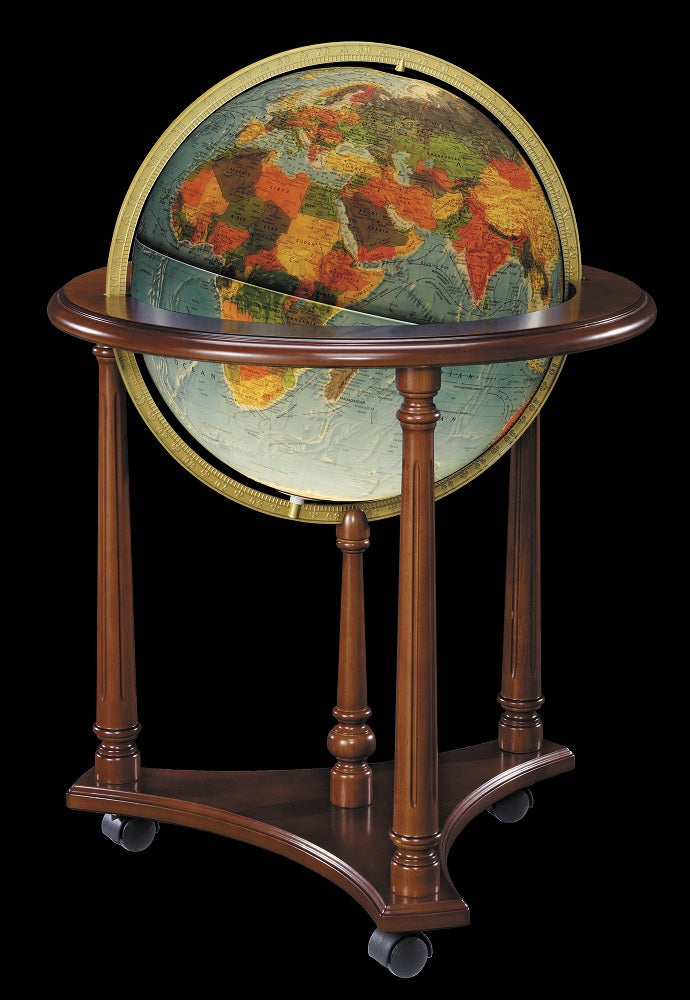 Replogle Lafayette Illuminated Blue Ocean Floor Globe