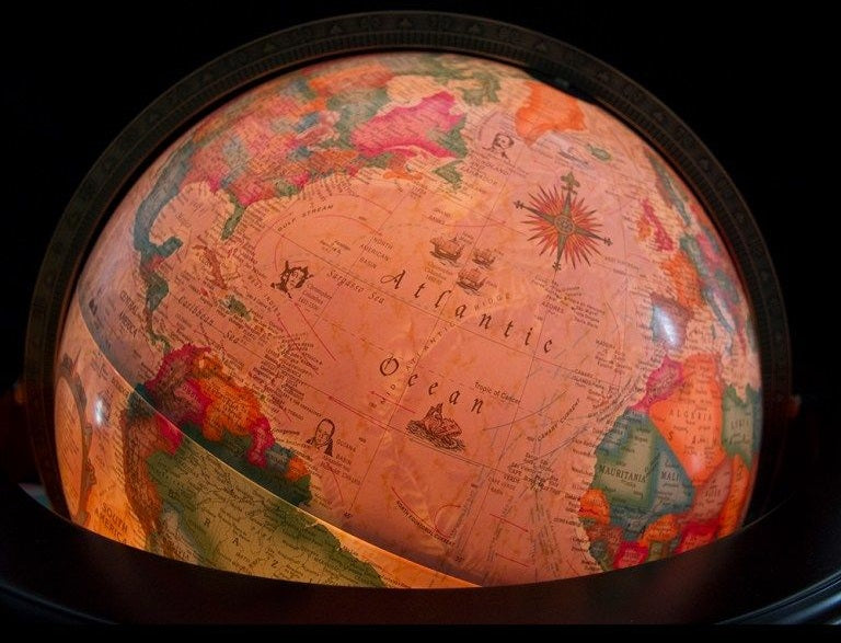 Replogle Lancaster Floor Globe - Illuminated