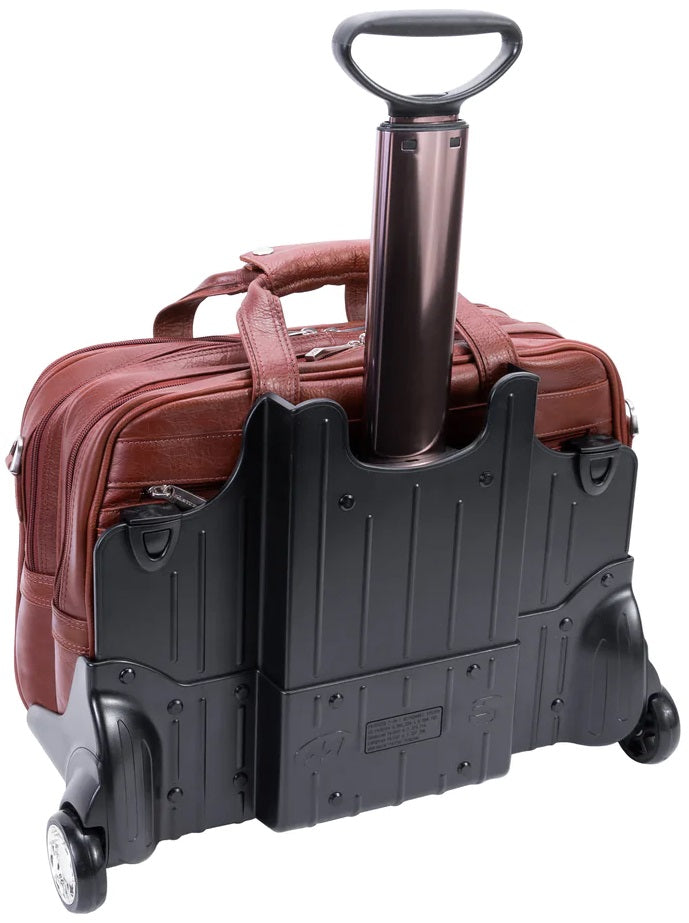 Siamod Ceresola Leather Detachable-Wheeled Laptop Case