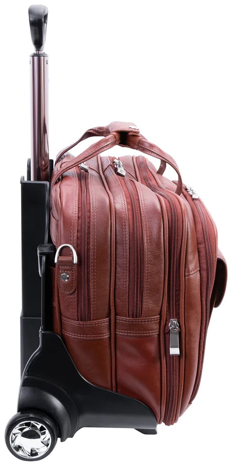 Siamod Ceresola Leather Detachable-Wheeled Laptop Case