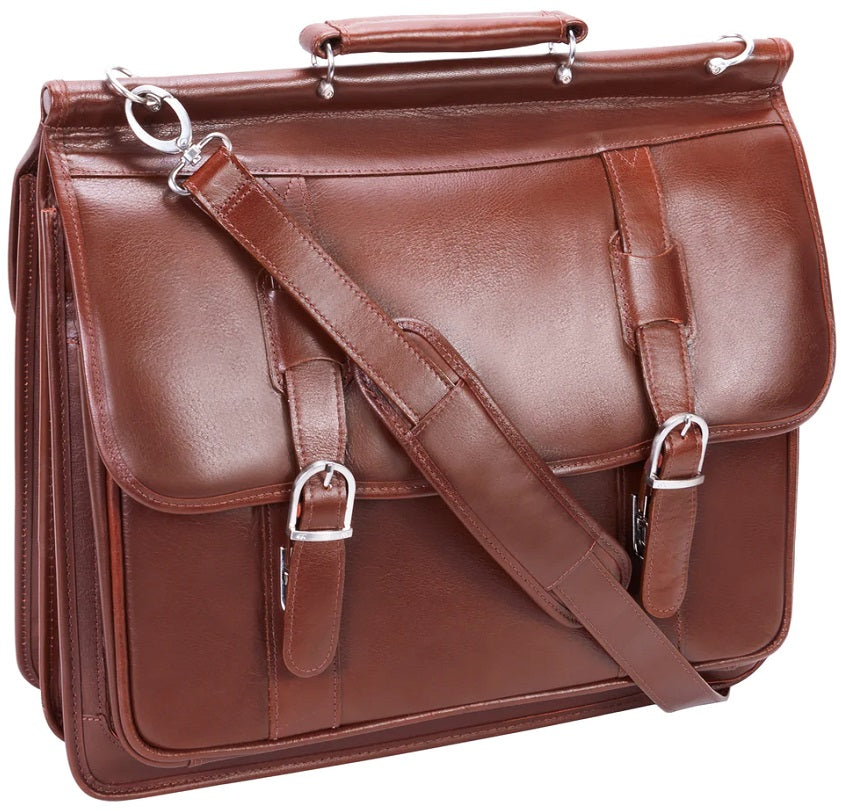 Siamod Signorini Leather Laptop Briefcase