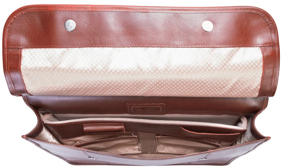 Siamod Signorini Leather Laptop Briefcase