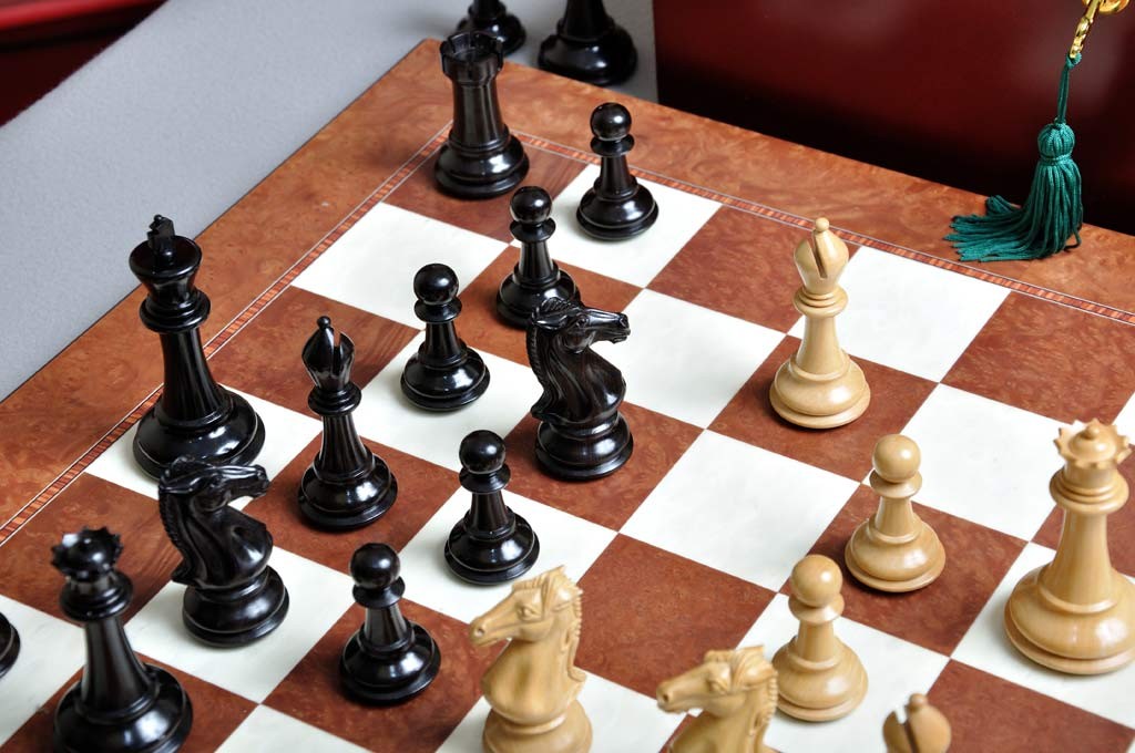 Staunton Capablanca Chess Set, Box and Board Combination - Ebony