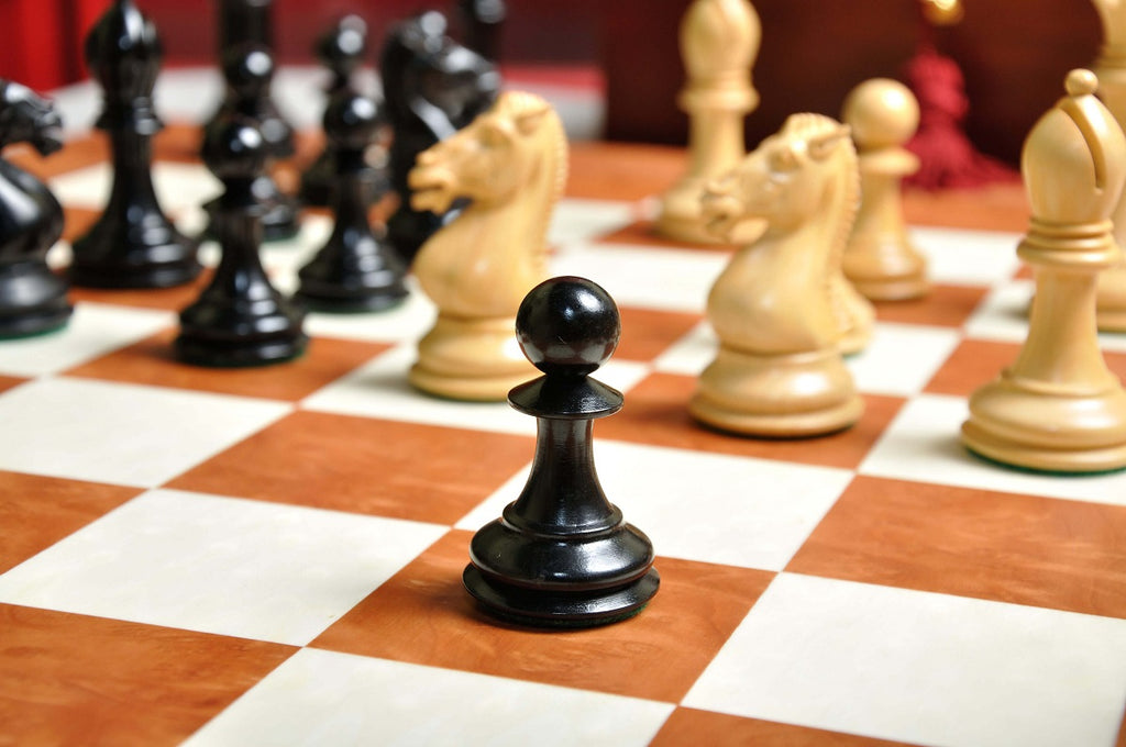 Staunton Hastings Chess Set, Box and Board Combination - Ebony